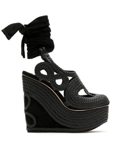 Andrea Bogosian Sandalia Poppy Abf - Black