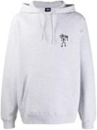 Stussy Warrior Man Oversized Hoody - Grey