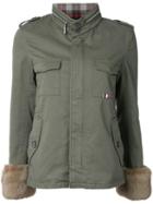 Guild Prime Zipped High Neck Jacket, Women's, Size: 36, Green, Cotton