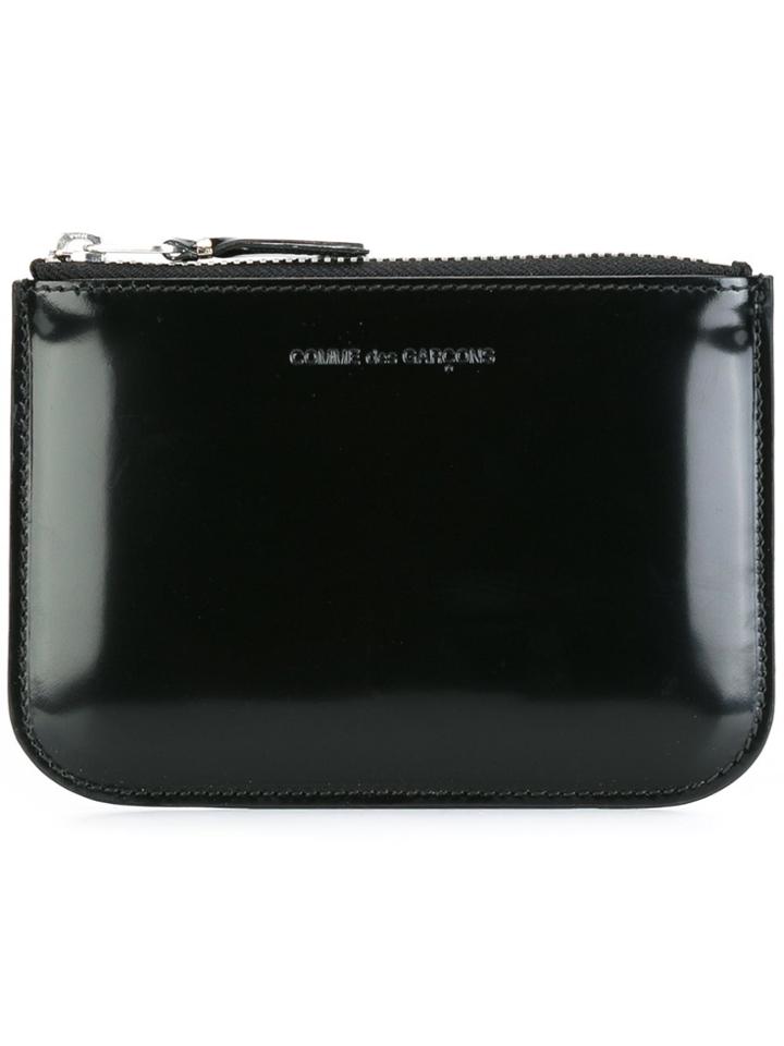 Comme Des Garçons Wallet Top Zip Coin Purse - Black