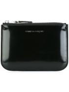 Comme Des Garçons Wallet Top Zip Coin Purse - Black