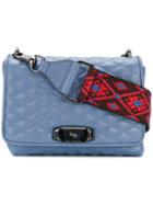 Rebecca Minkoff - Leather Shoulder Bag With Strap - Women - Leather - One Size, Blue, Leather