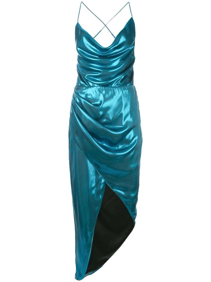 Haney Holly Asymmetric Dress - Blue