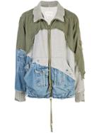 Greg Lauren Patchwork Jacket - Green