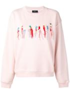 Alanui Logo Embroidered Sweatshirt - Pink
