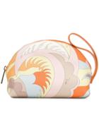Emilio Pucci Printed Make Up Bag - Orange