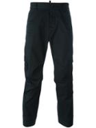 Dsquared2 Straight Fit Trousers, Men's, Size: 48, Black, Cotton/spandex/elastane