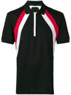 Givenchy Slim Fit Striped Polo Shirt - Black