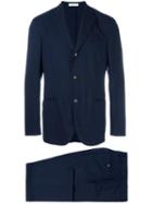 Boglioli Formal Suit, Men's, Size: 52, Blue, Wool/spandex/elastane/acetate/cupro