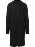 Silent Damir Doma Cleeve Coat, Men's, Size: L, Black, Cotton
