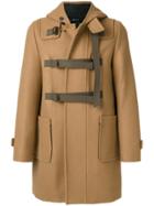 No21 Hooded Zipped Coat - Brown