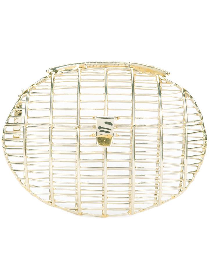 Anndra Neen - Orbit Clutch - Women - Brass - One Size, Grey, Brass