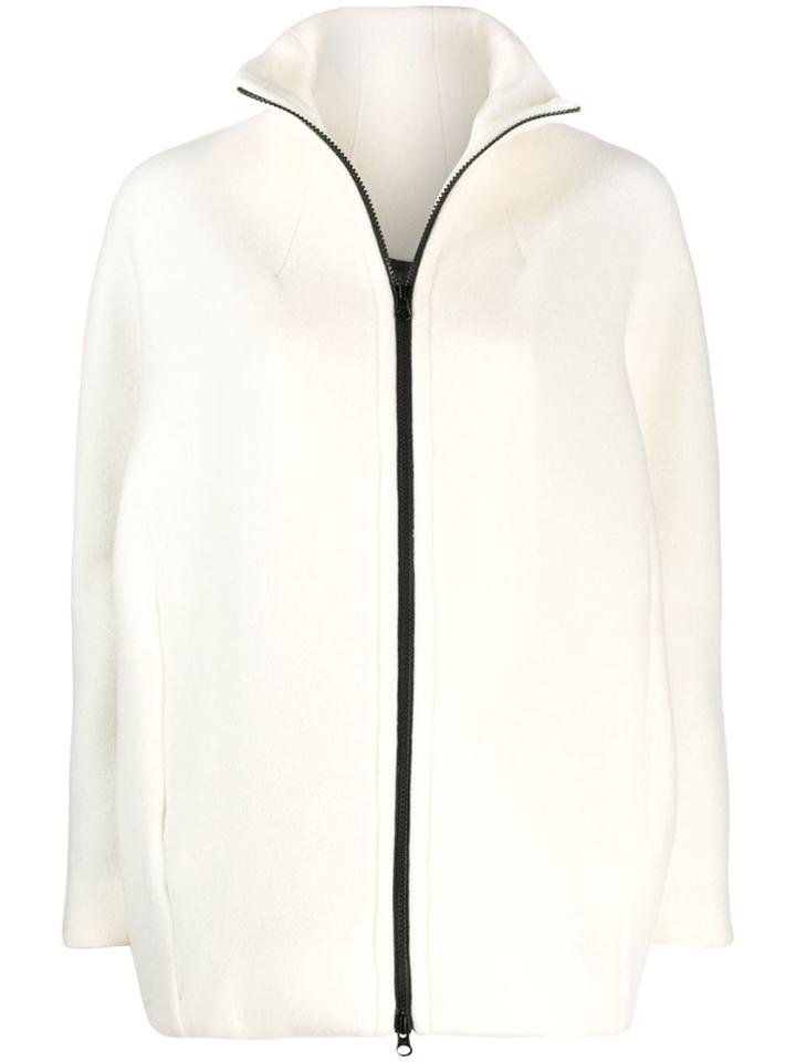 Gianluca Capannolo Stand-up Collar Jacket - White