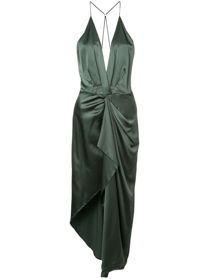 Manning Cartell Ruched Slip Midi Dress - Green