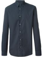 Maison Margiela Classic Casual Shirt, Men's, Size: 48, Blue, Cotton