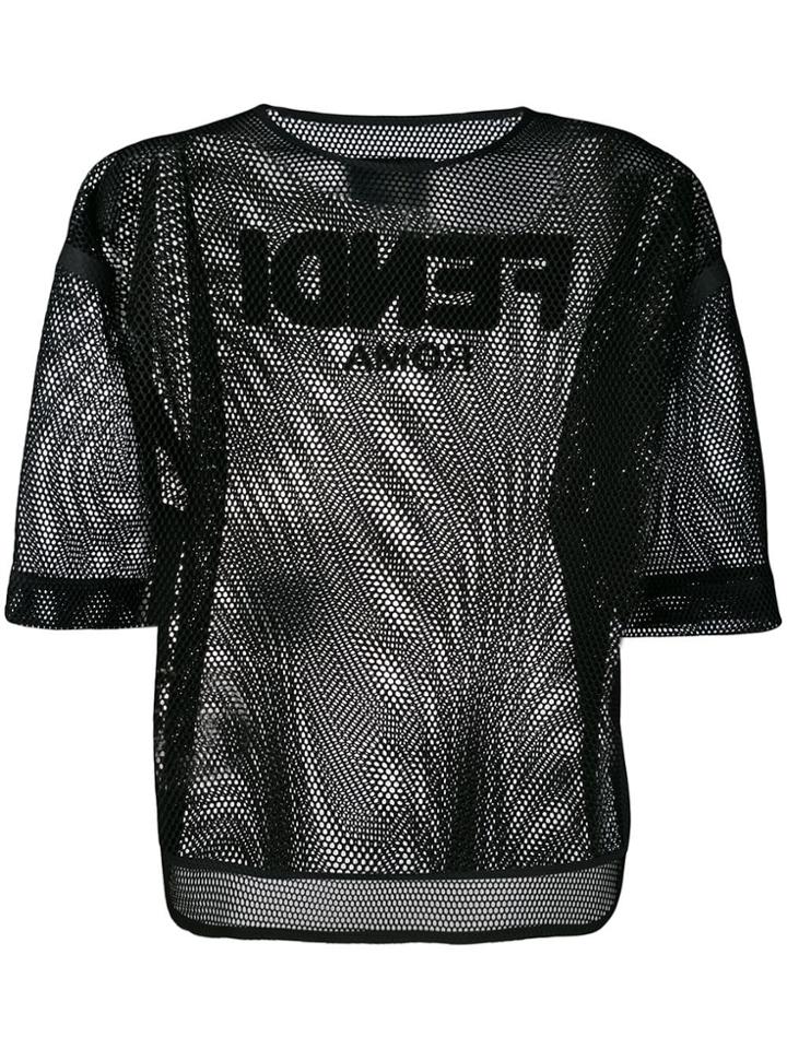 Fendi Mesh T-shirt - Black