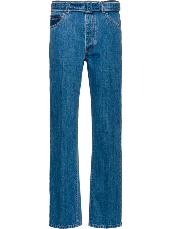 Prada Belted Jeans - Blue