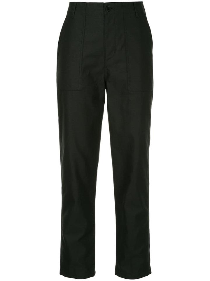 Guild Prime Cropped Slim-fit Trousers - Black