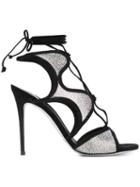 René Caovilla Strass Sandals