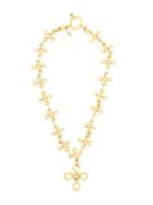 Chanel Pre-owned 1993 Cc Loops Long Necklace - Gold