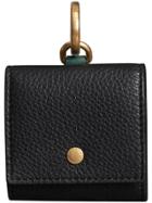 Burberry Small Square Leather Coin Case Charm - Black