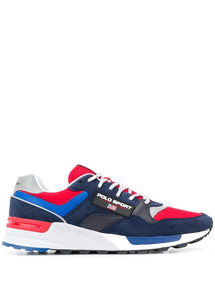 Ralph Lauren Colour-block Sneakers - Blue