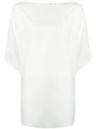 Jil Sander Cocoon Blouse, Women's, Size: 36, White, Spandex/elastane/viscose