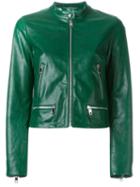Dolce & Gabbana Cropped Leather Jacket