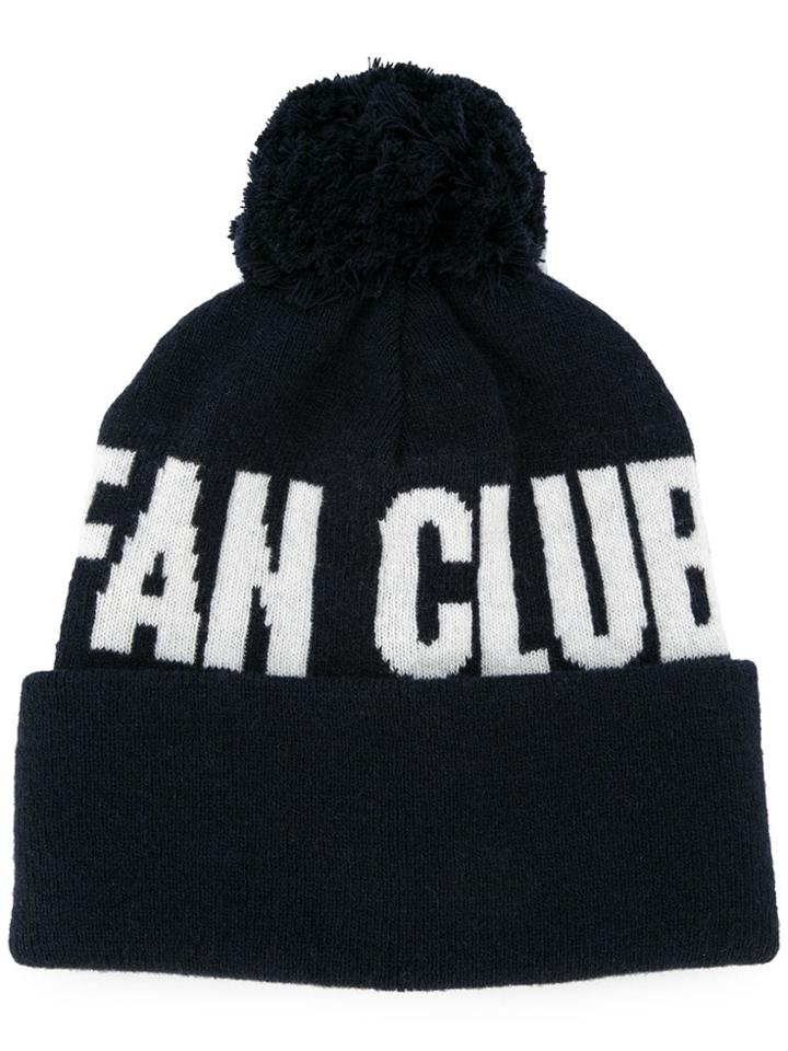 Wood Wood Fan Club Pom Pom Beanie - Blue