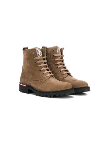 Moncler Kids Moncler Kids 004440001980 255 Leather - Brown