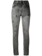 One Teaspoon - Cropped Super Skinny Jeans - Women - Cotton/polyester/spandex/elastane - 29, Black, Cotton/polyester/spandex/elastane