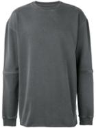 Maharishi - Oversized Seam Panel Sweater - Men - Cotton - Xxl, Grey, Cotton