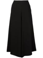P.a.r.o.s.h. Wide-leg Crop Flared Pants, Women's, Black, Polyester