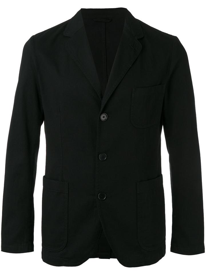 Aspesi Classic Blazer, Men's, Size: Xl, Black, Cotton