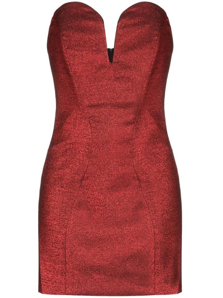 Michael Lo Sordo Jessica Sweetheart Mini-dress - Red
