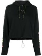 Puma Chase Cropped Hoodie - Black