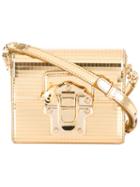 Dolce & Gabbana Lucia Shoulder Bag, Women's, Grey, Calf Leather