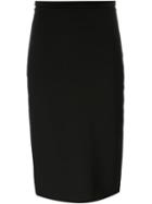 Givenchy Frayed Edge Pencil Skirt