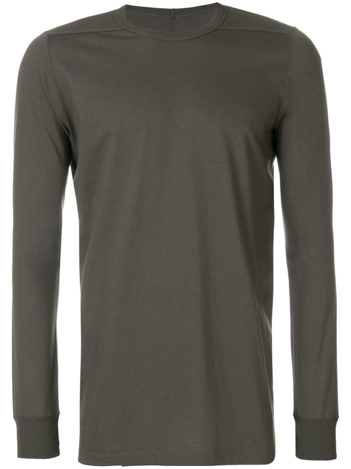 Rick Owens Basic Long Sleeves T-shirt - Brown