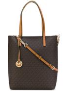 Michael Michael Kors - Monogram Print Tote - Women - Leather - One Size, Women's, Brown, Leather
