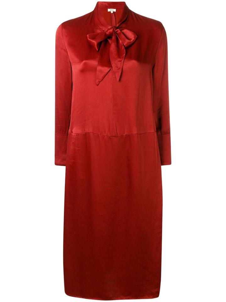 Bellerose Pussy Bow Dress - Red
