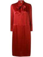 Bellerose Pussy Bow Dress - Red