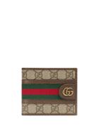 Gucci Ophidia Gg Bi-fold Wallet - Brown