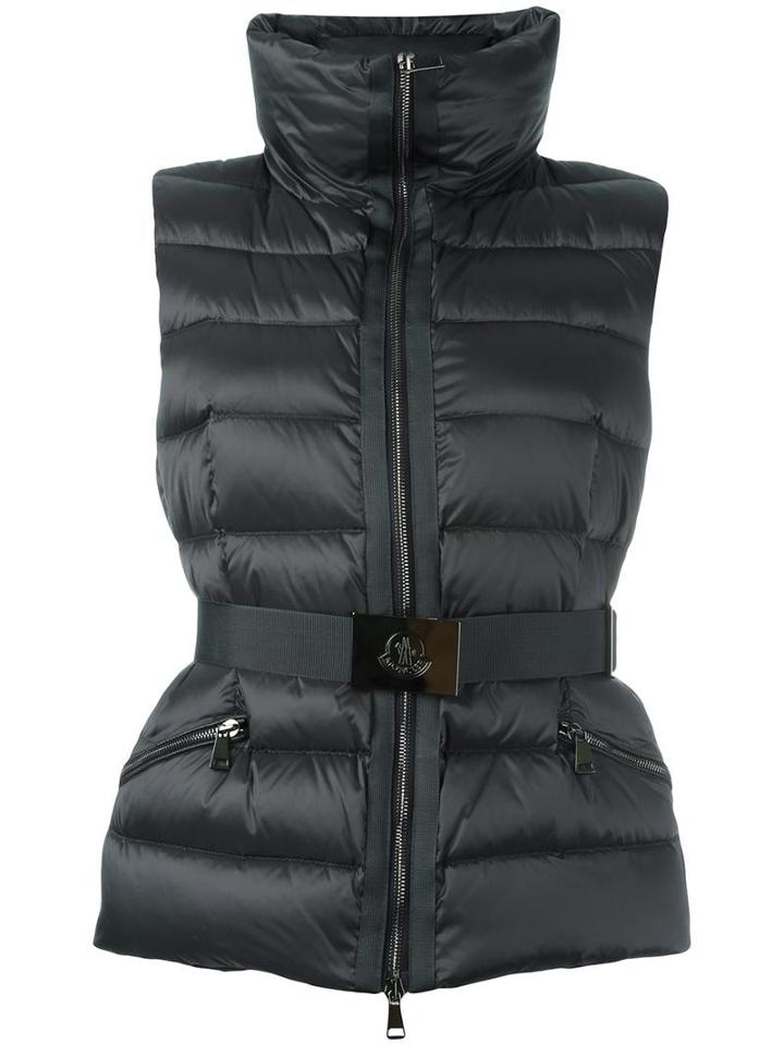 Moncler 'tareg' Padded Gilet, Women's, Size: 2, Grey, Polyester/polyamide/feather Down