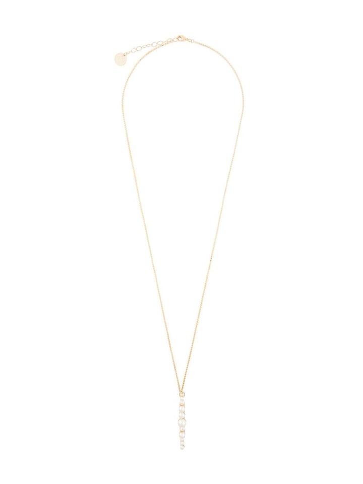 Anton Heunis Pearl And Crystal Cluster Necklace - Gold