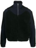 Gmbh Two-tone Panelled Zip-up Jacket - Blue