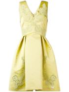 Zuhair Murad Embroidered Flared Dress - Yellow