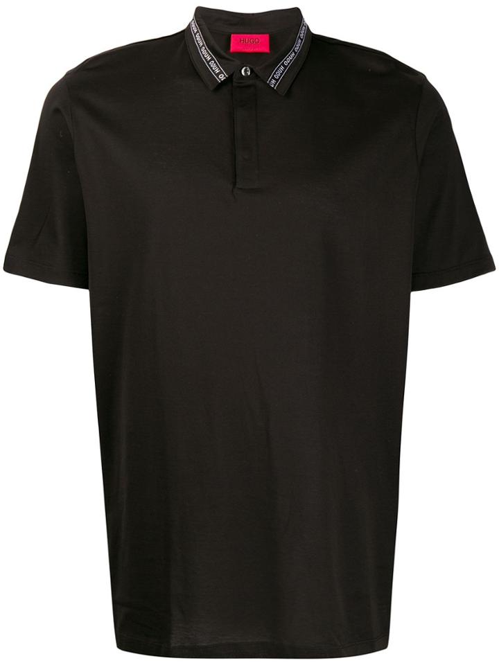 Boss Hugo Boss Logo Tape Polo Shirt - Black