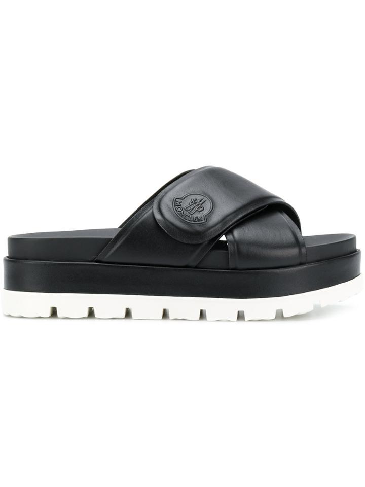 Moncler Camelia Slides - Black