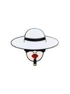 Yazbukey 'bro' Brooch, Women's, White